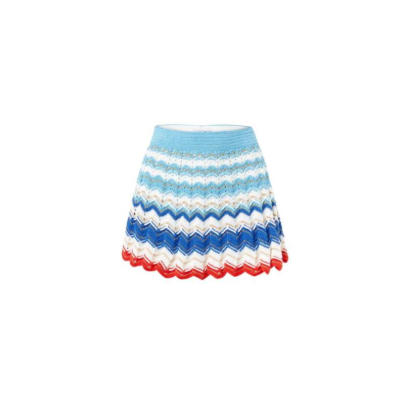 My Beachy Side Emily In Paris MULTI-COLOR MINI SKIRT