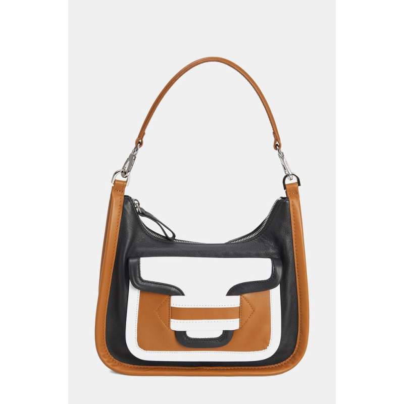 Pierre Hardy BLACK FINISH LEATHER BAG Pierre Hardy BLACK FINISH LEATHER BAG