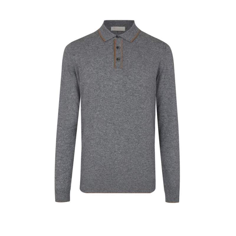 VAKKO GRAY KNITWEAR