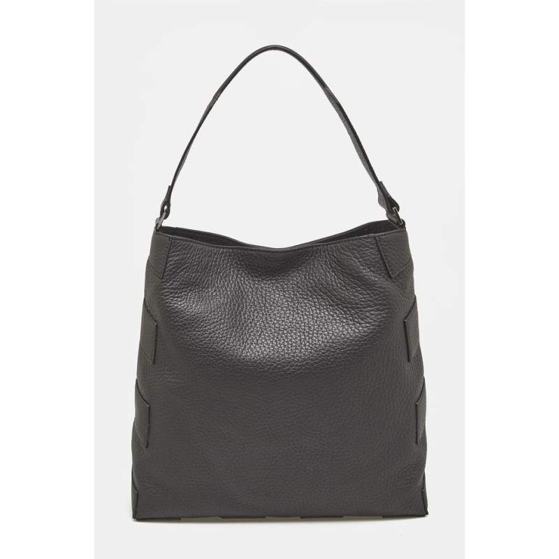 Orciani BLACK LEATHER BAG Orciani BLACK LEATHER BAG