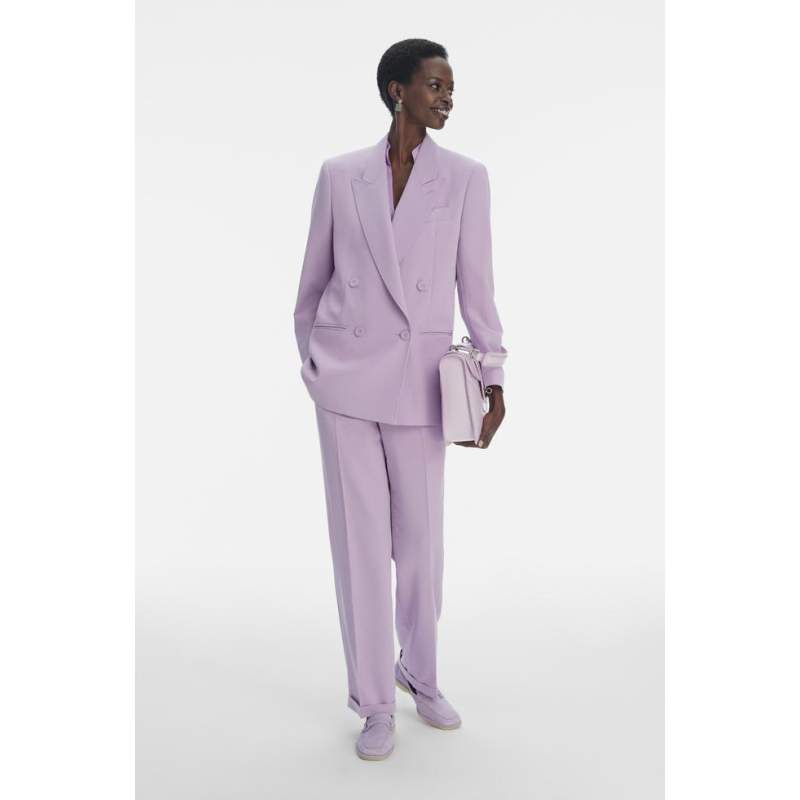 Vakko Lilac Double Breasted JACKET