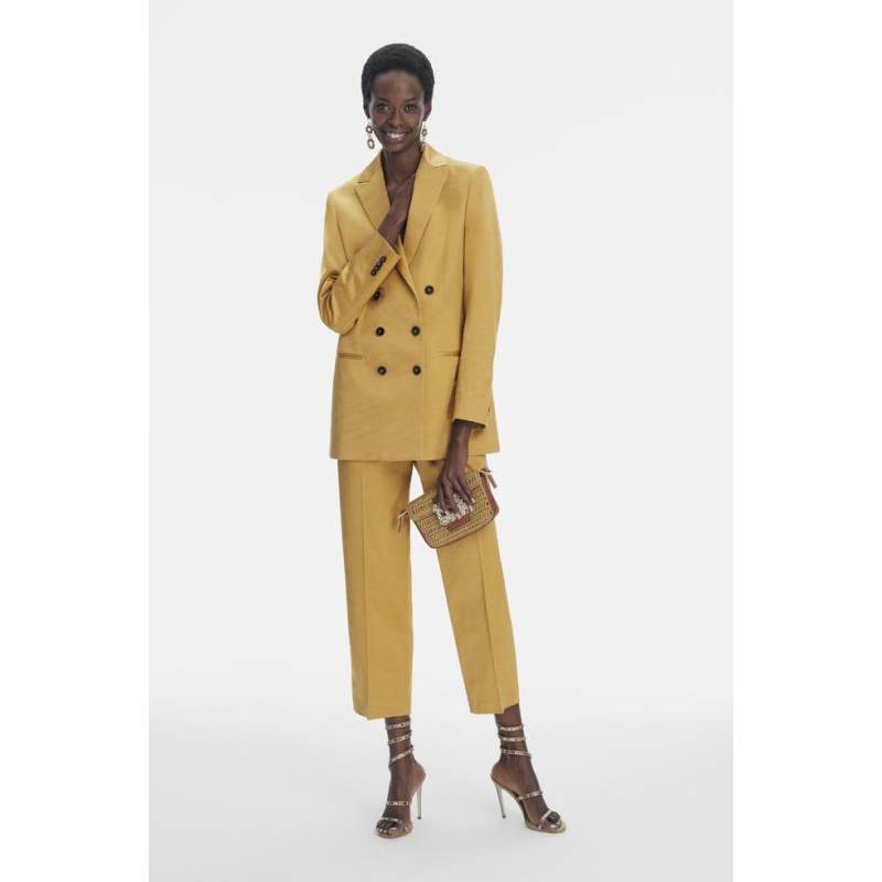 Vakko MUSTARD Double Breasted JACKET