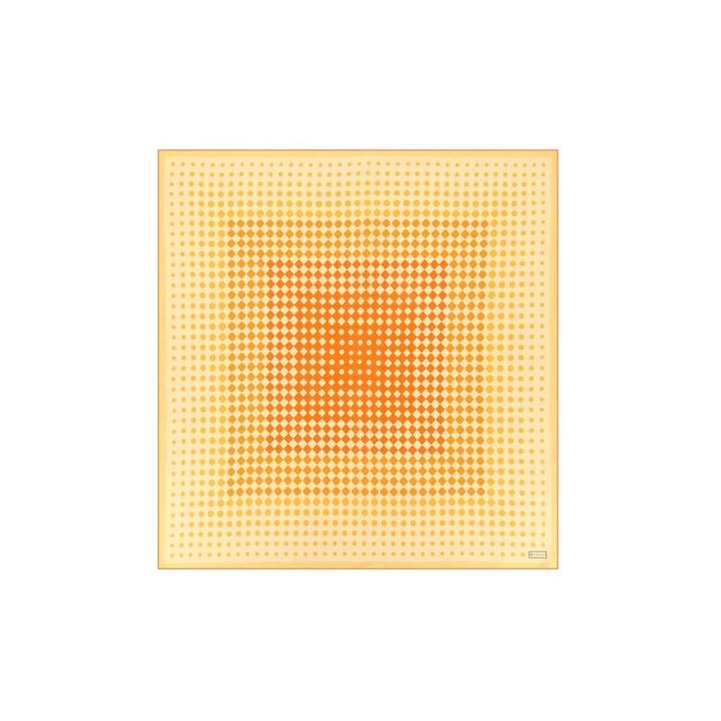 VAKKO POINT PATTERNED SILK SCARF