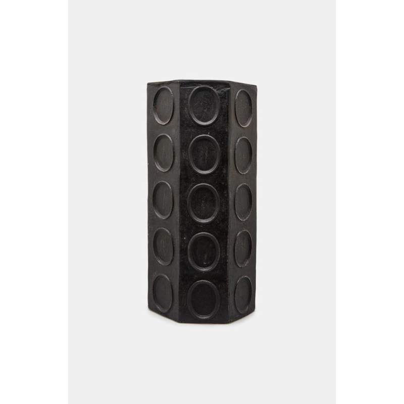 Vakko BLACK CERAMIC VASE LARGE