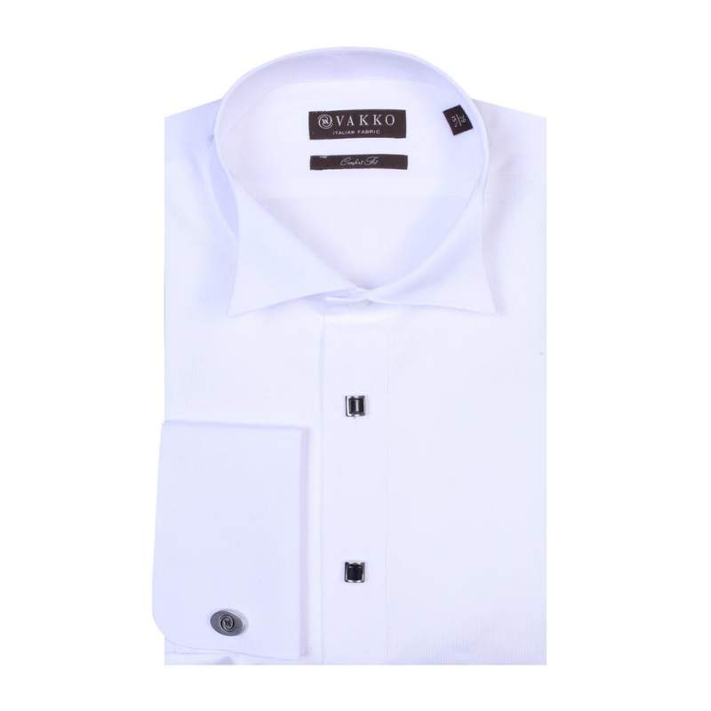 VAKKO ATA COLLAR SMOKINE SHIRT