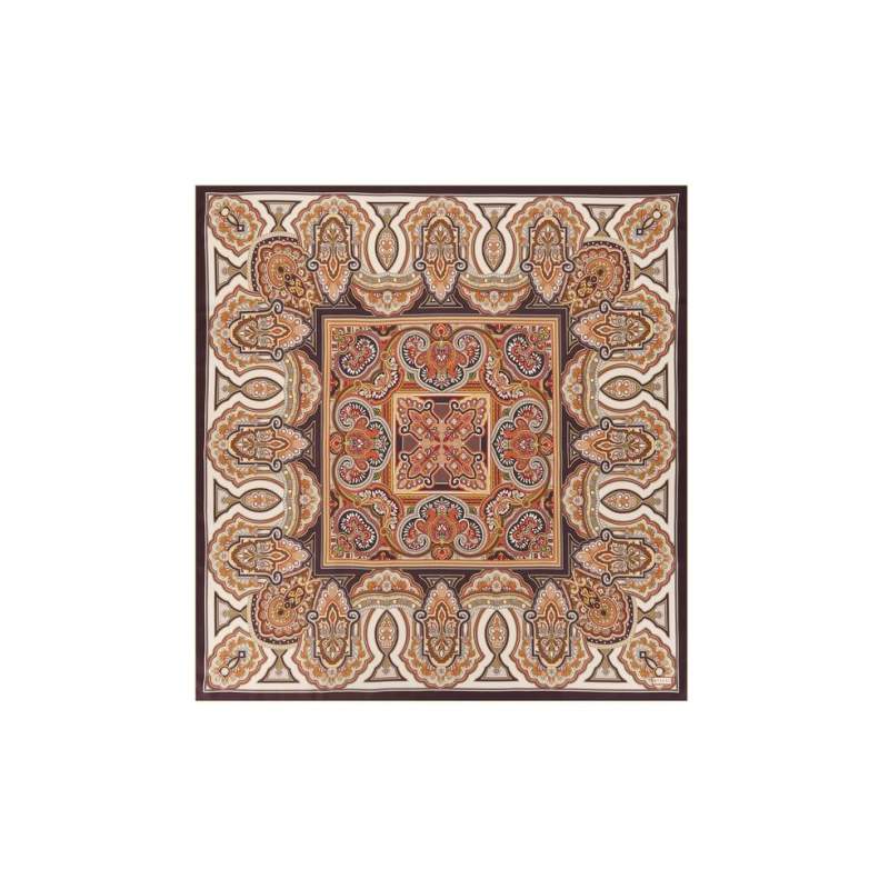 VAKKO PATTERNED SILK SCARF VAKKO PATTERNED SILK SCARF