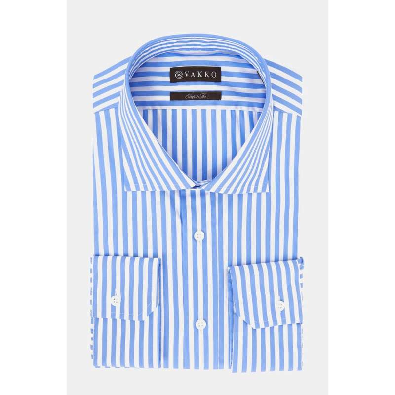 VAKKO STRIPED CLASSIC SHIRT
