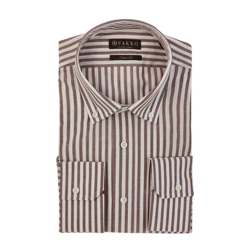 VAKKO STRIPED CLASSIC SHIRT