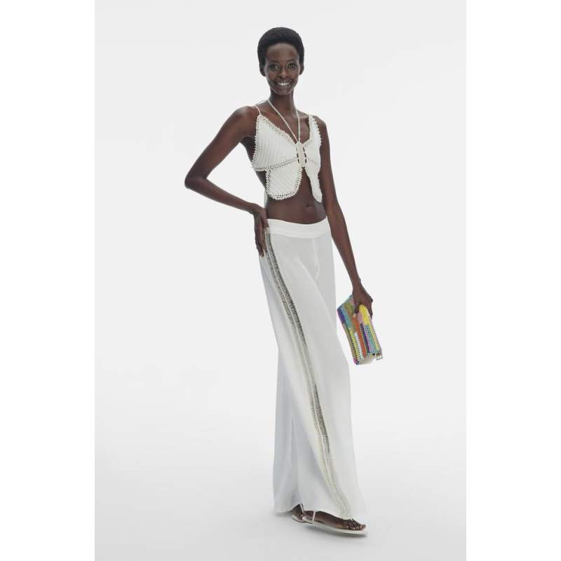 My Beachy Side Emily In Paris WHITE LOOSE PANTS My Beachy Side Emily In Paris WHITE LOOSE PANTS