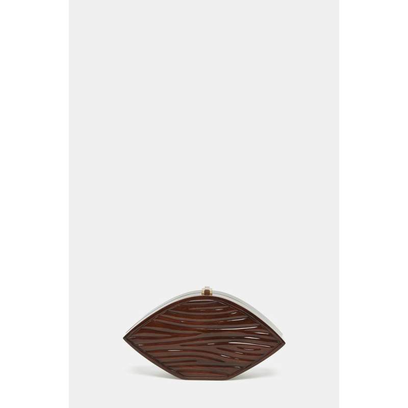 Rocio BROWN TEXTURED BAG