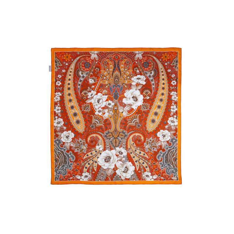 VAKKO PATTERNED SILK SCARF