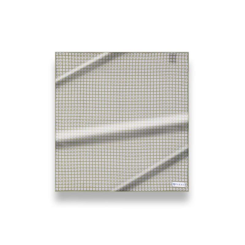 VAKKO GREEN CHECKED CRINCLE WIPES