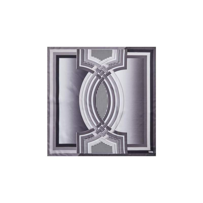 VAKKO GEOMETRIC PATTERNED SILK SCARF VAKKO GEOMETRIC PATTERNED SILK SCARF