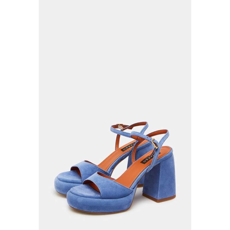 Vakko BLUE HEELED SHOES Vakko BLUE HEELED SHOES