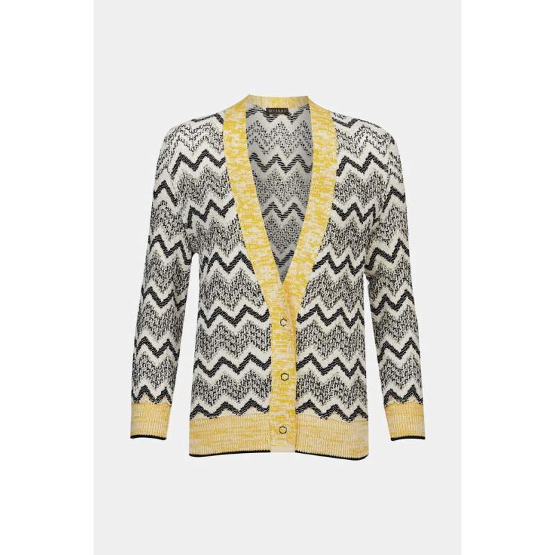 Vakko MULTI-COLOR V-NECK JACKET