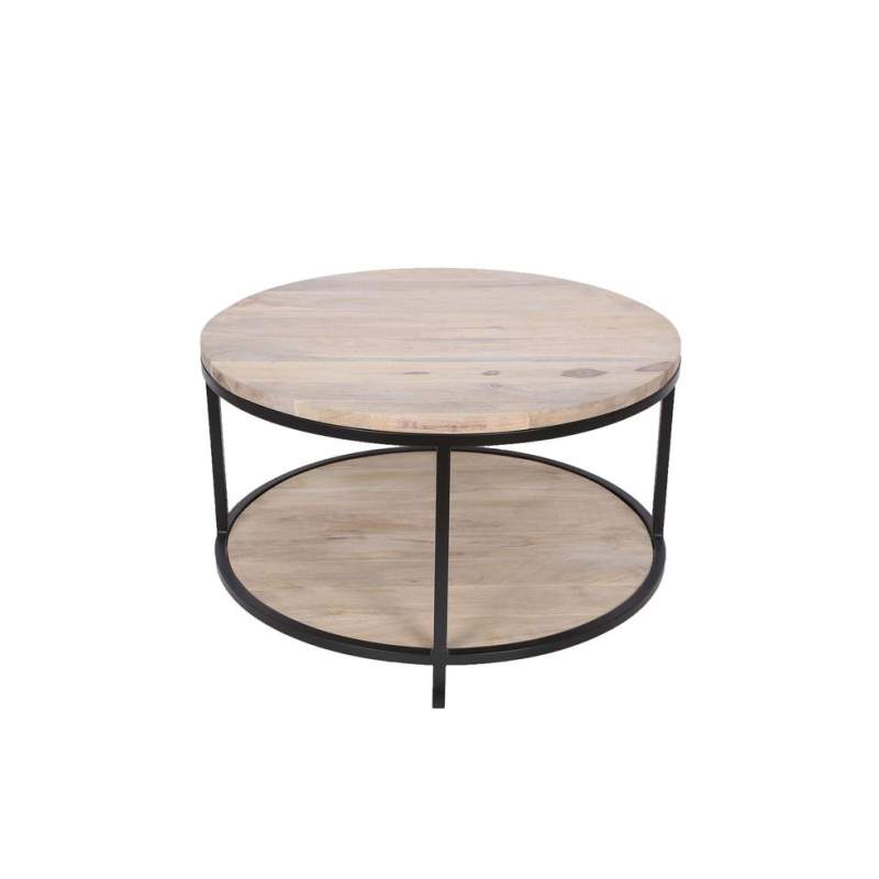 VAKKO IRON LEG WOODEN TABLE