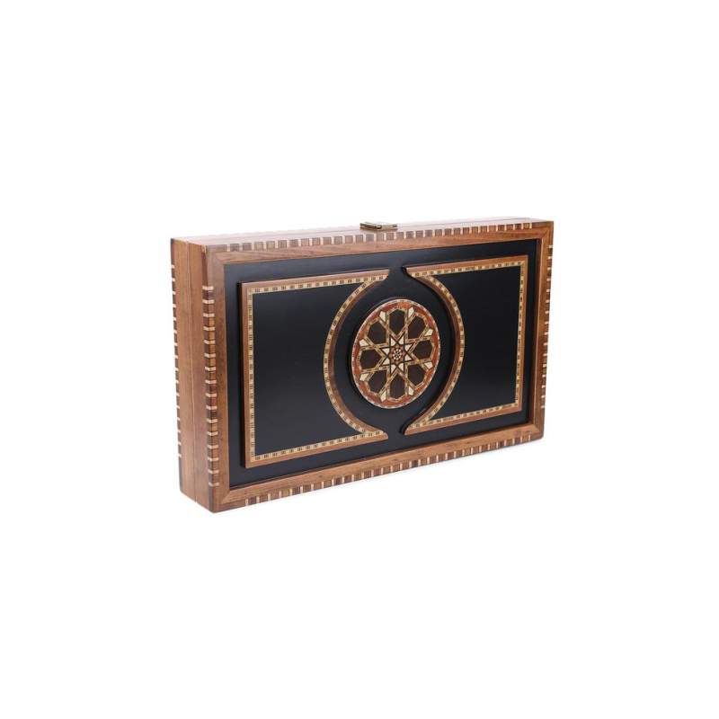 VAKKO WOODEN CARVED BACKGAMMON