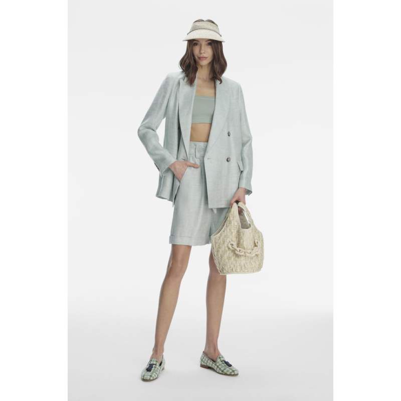 Vakko LIGHT BLUE Double Breasted JACKET