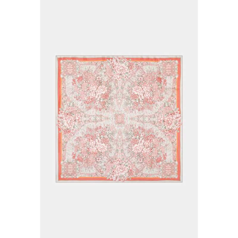 Vakko FLORAL PATTERNED ETAMIN VOUAL SCARF