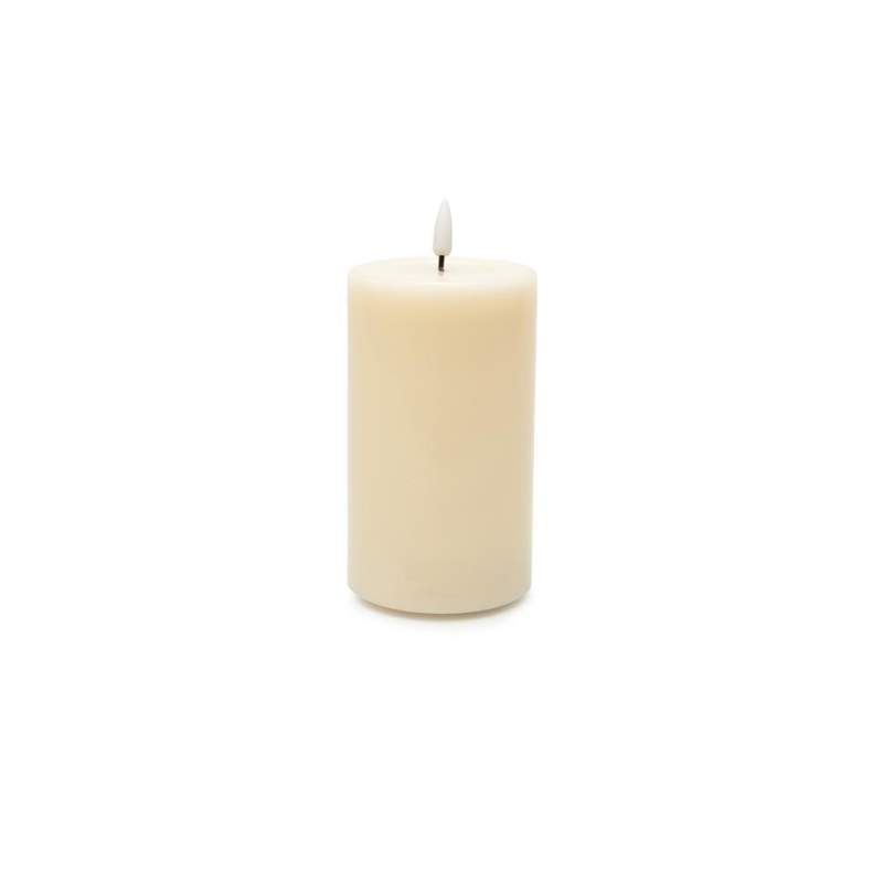 Vakko LED LIGHTED CREAM CANDLE