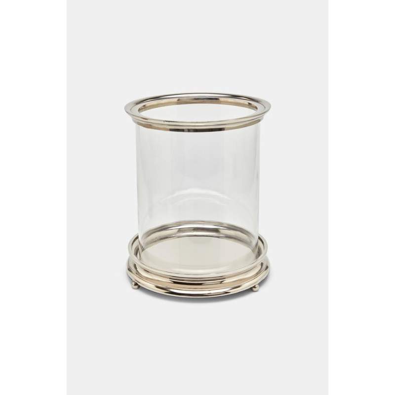 Vakko SILVER-GLASS CANDLE HOLDER