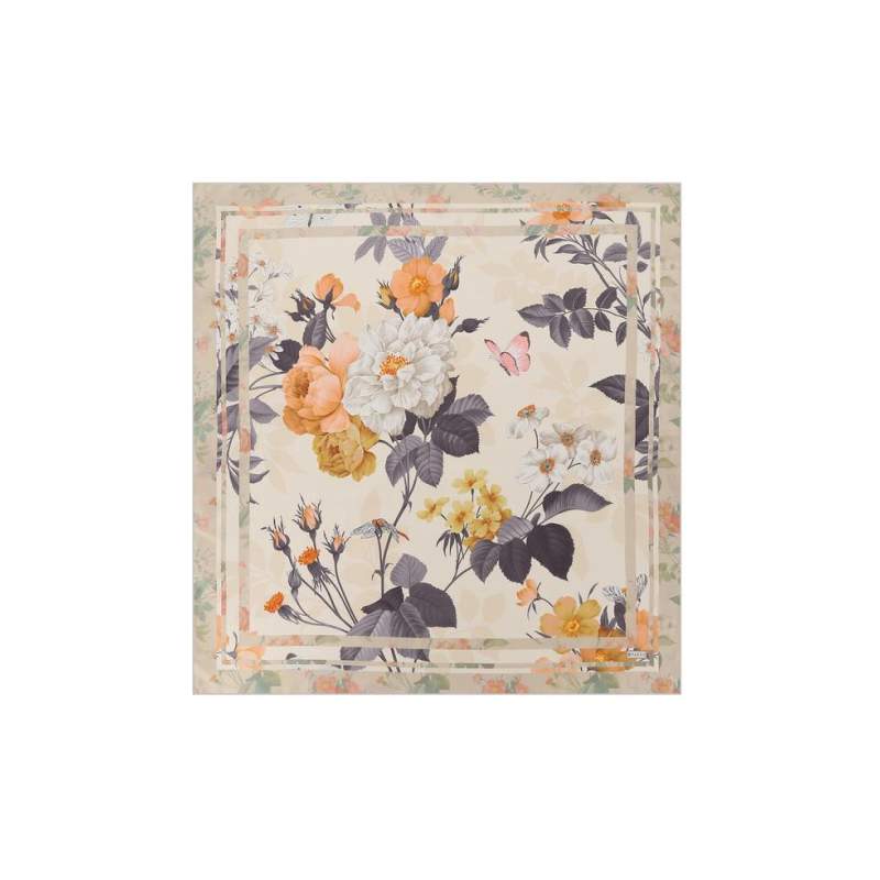 VAKKO FLORAL PATTERNED SCARF
