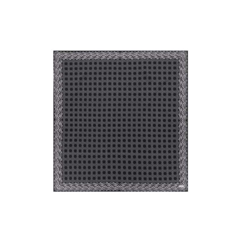 VAKKO MONOGRAM PATTERNED SILK SCARF