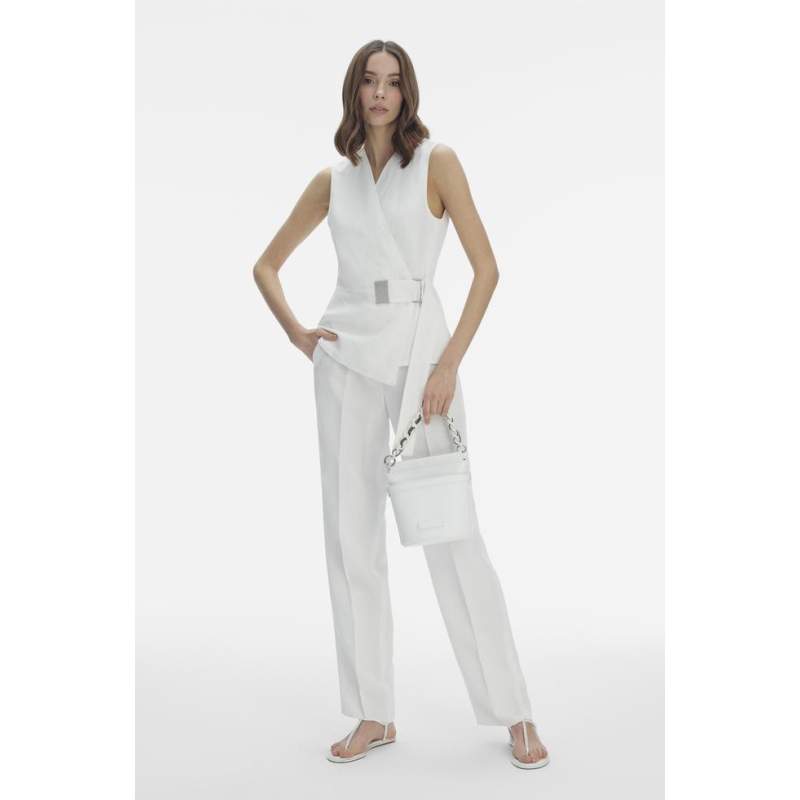 Fabiana Filippi WHITE DOUBLE BLOUSE