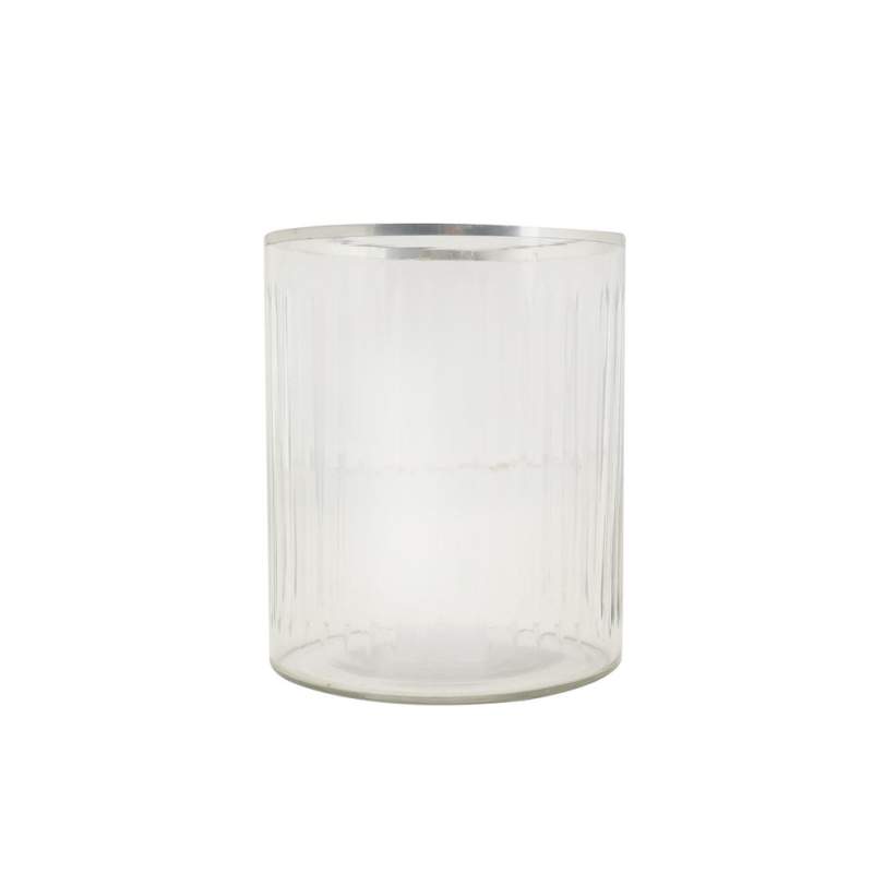 VAKKO GLASS CYLINDER CANDLE HOLDER MEDIUM