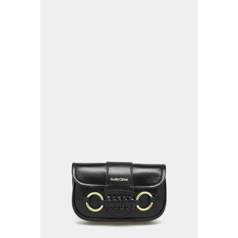 See By Chloé BLACK LEATHER BELT BAG