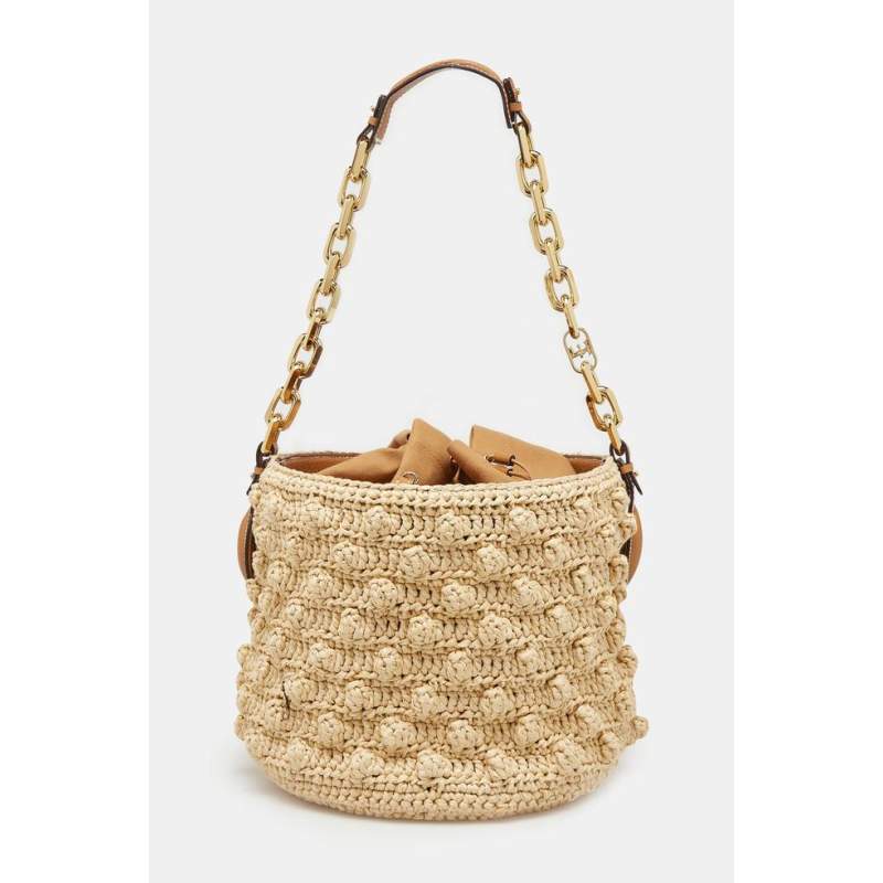 Ermanno Scervino NATURAL KNITTED BAG Ermanno Scervino NATURAL KNITTED BAG