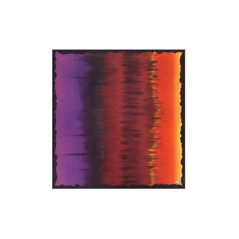 VAKKO GRADIATE PATTERNED VOUL SCARF