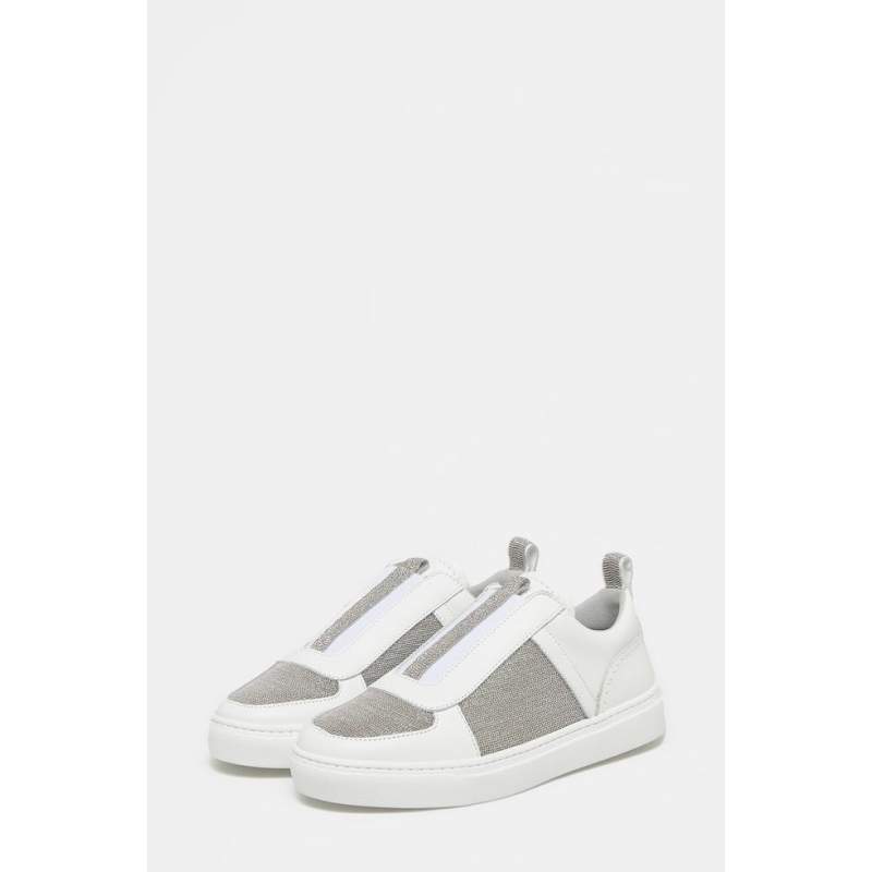 Fabiana Filippi WHITE LEATHER SHOES