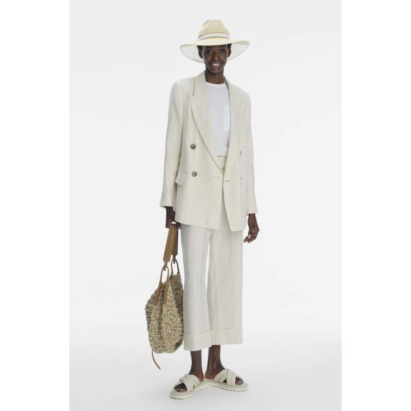 Vakko BEIGE Double Breasted JACKET