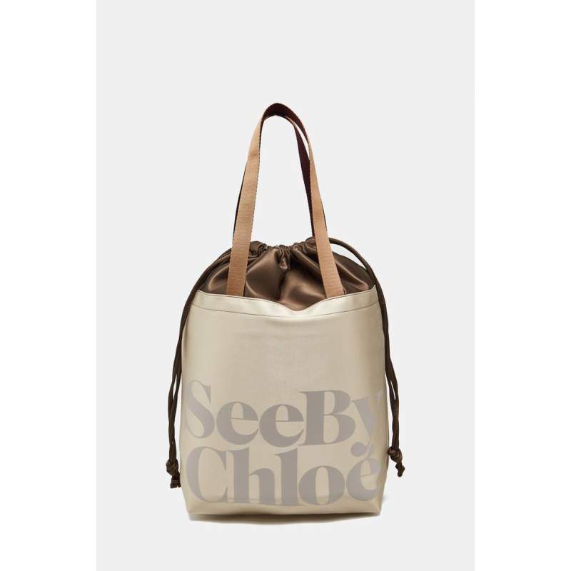 See By Chloé SILVER DRAWN BAG See By Chloé SILVER DRAWN BAG