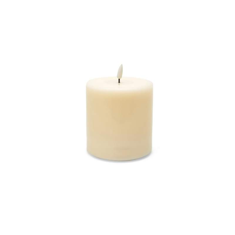 Vakko LED LIGHTED CREAM CANDLE