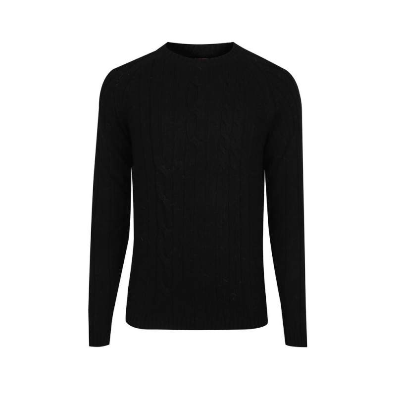 VAKKO by DANIELE FIESOLI BLACK KNITWEAR