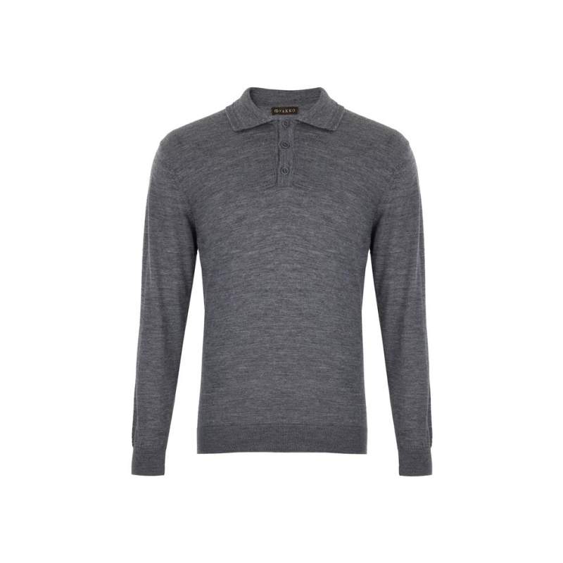 VAKKO GRAY KNITWEAR