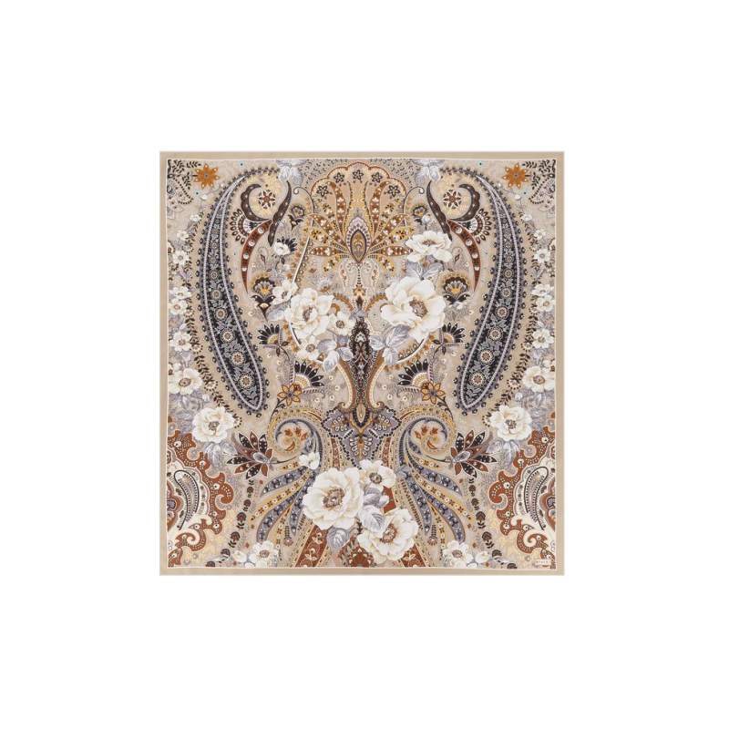 VAKKO PATTERNED SILK SCARF