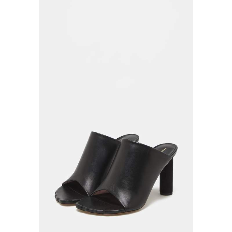 Proenza Schouler BLACK HEELED LEATHER SLIPPER