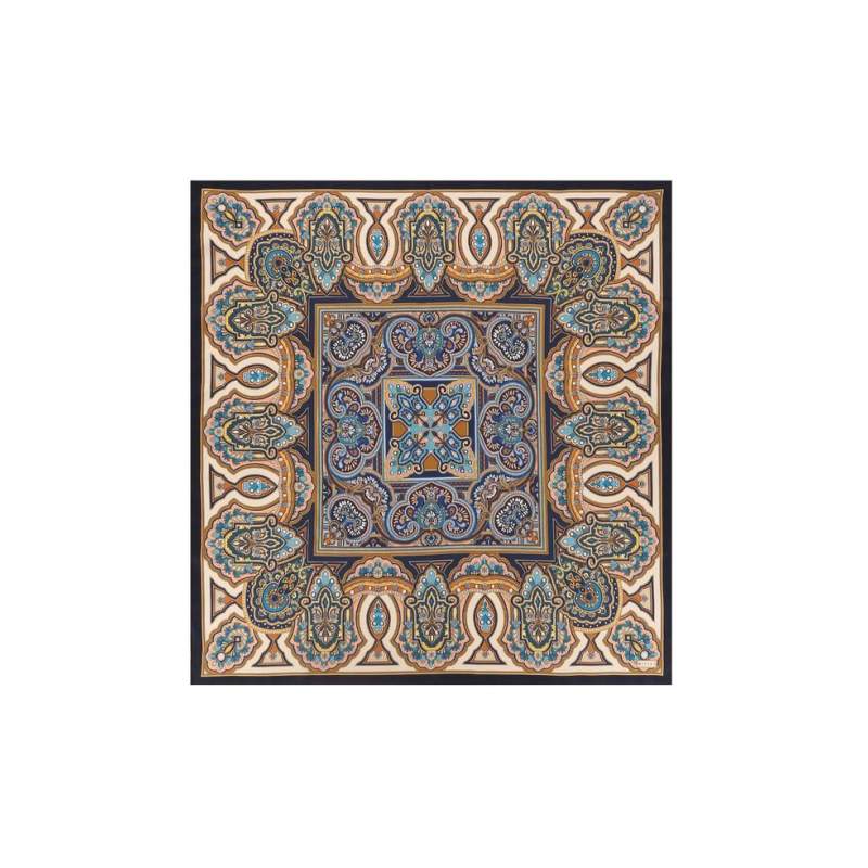 VAKKO PATTERNED SILK SCARF VAKKO PATTERNED SILK SCARF