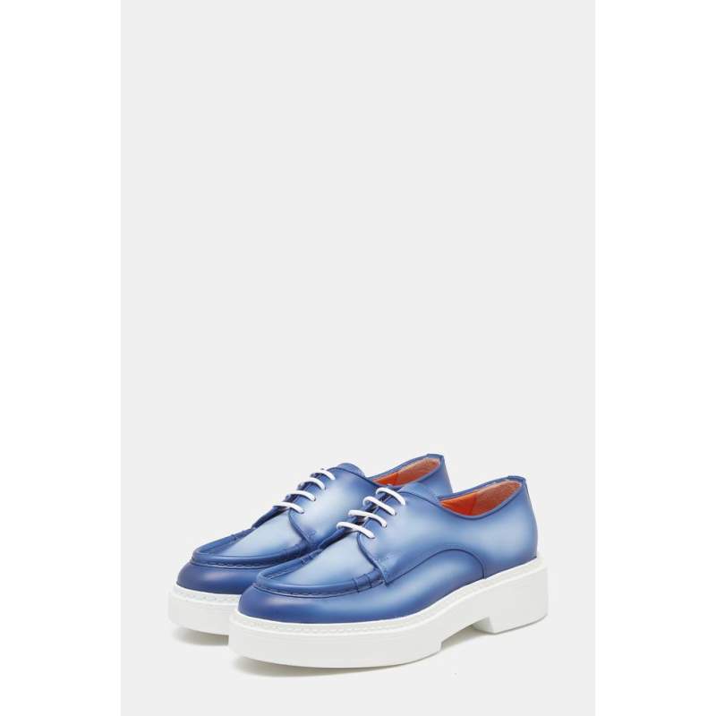 Santoni SAKS LEATHER SHOES