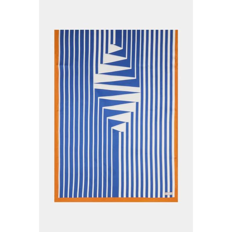 Vakko STRIPED SILK SHAWL