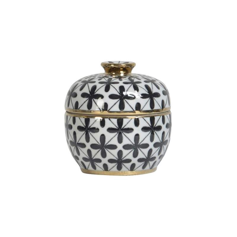 VAKKO PORCELAIN LID VASE