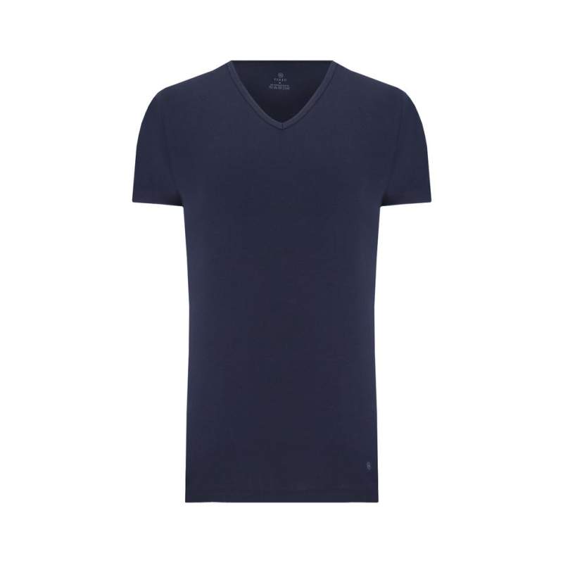 VAKKO V-NECK NAVY BLUE UNDERWEAR T-SHIRT