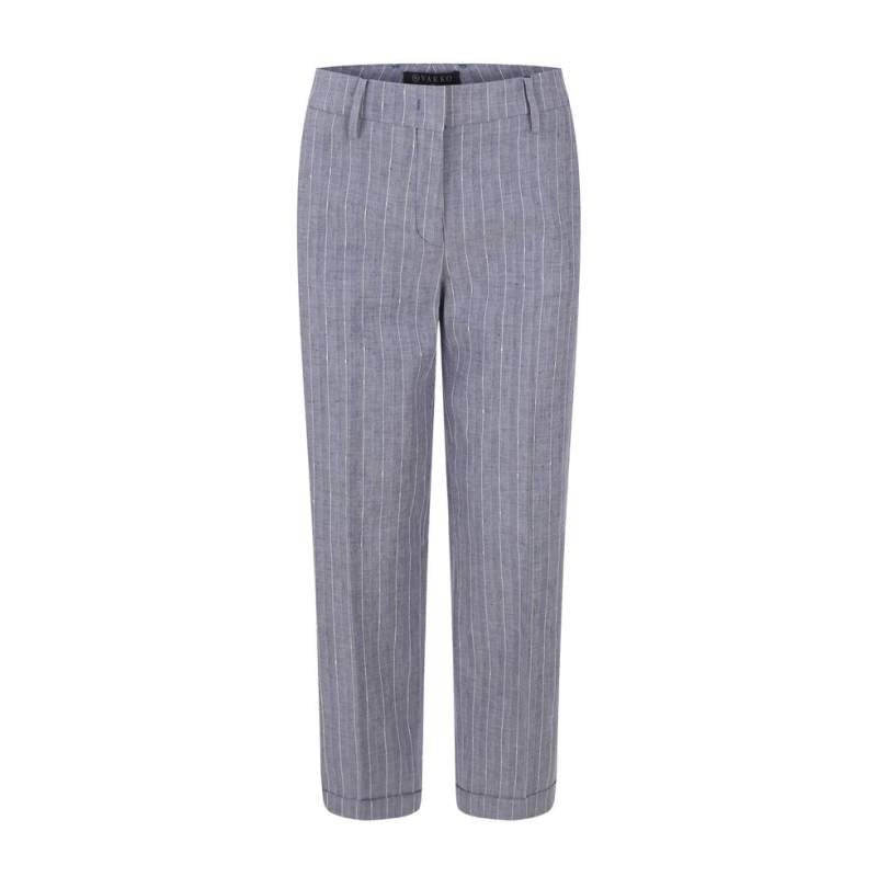 Vakko NAVY STRIPED PANTS