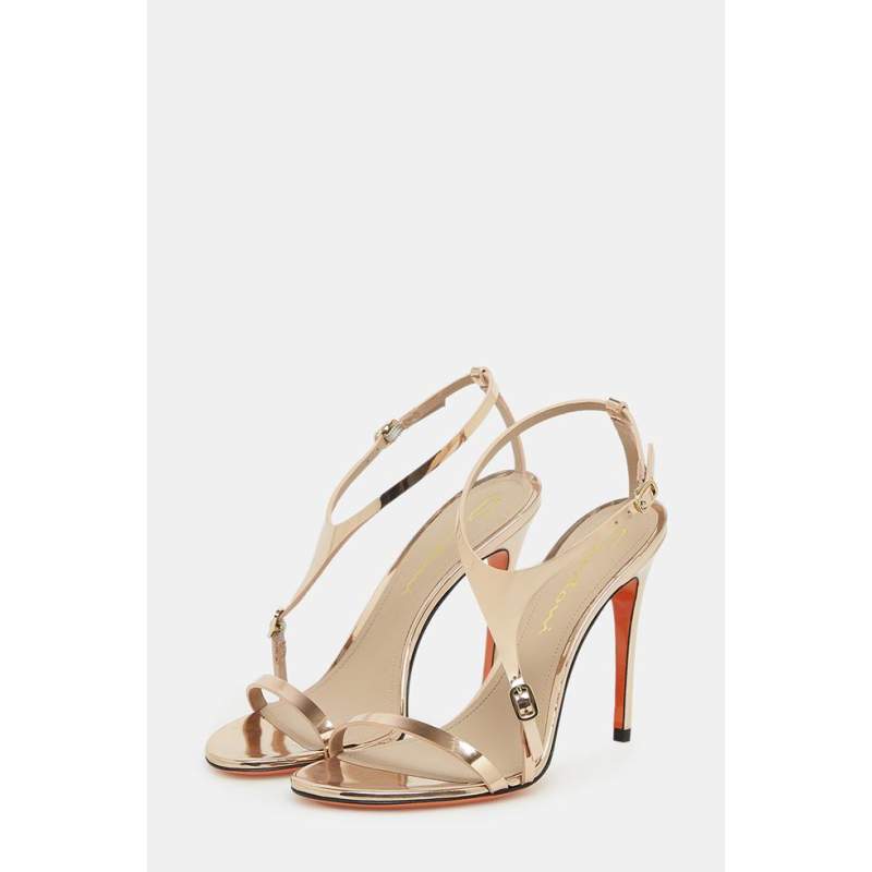 Santoni ROSE GOLD HEELED SHOES Santoni ROSE GOLD HEELED SHOES