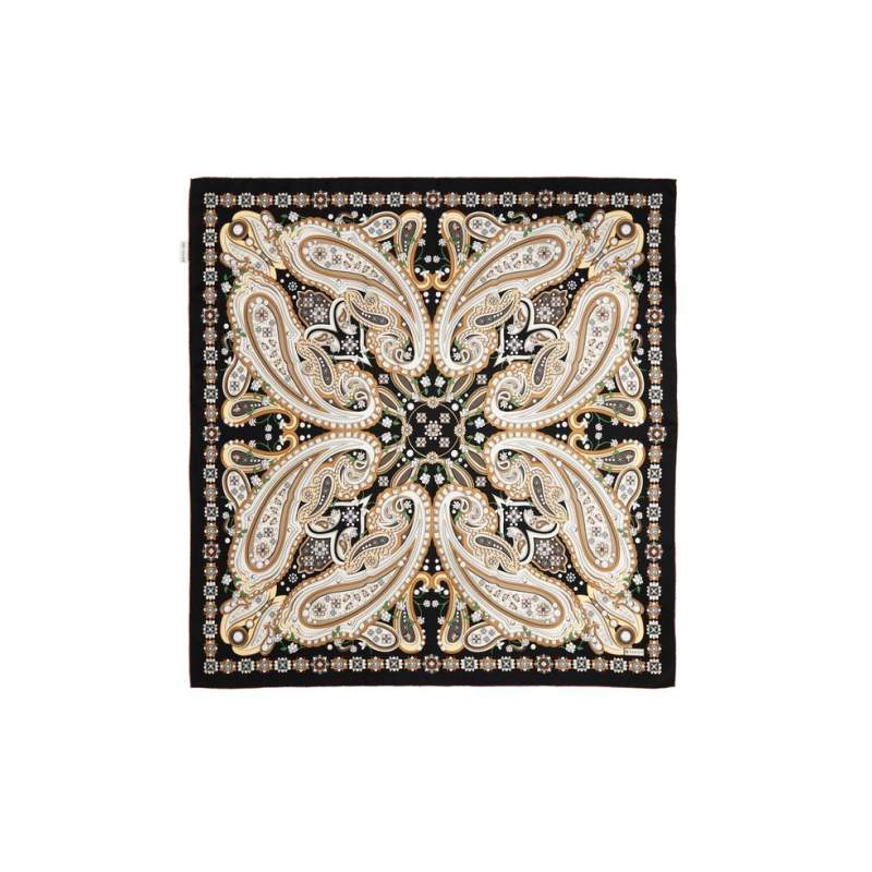 VAKKO PATTERNED SILK SCARF VAKKO PATTERNED SILK SCARF