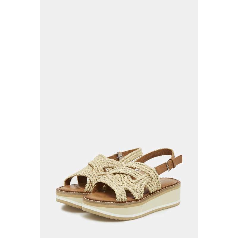 Clergerie NATURAL RAFFIA SANDALS Clergerie NATURAL RAFFIA SANDALS