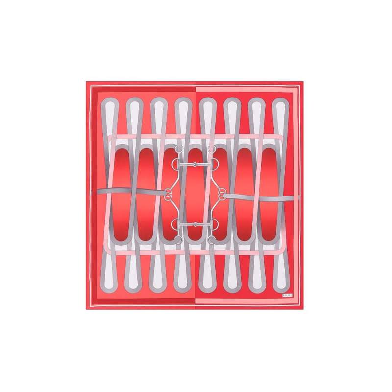 VAKKO GEOMETRIC PATTERNED SILK GAVROŞ VAKKO GEOMETRIC PATTERNED SILK GAVROŞ